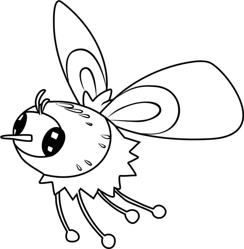 Cutiefly Flying صورة تلوين