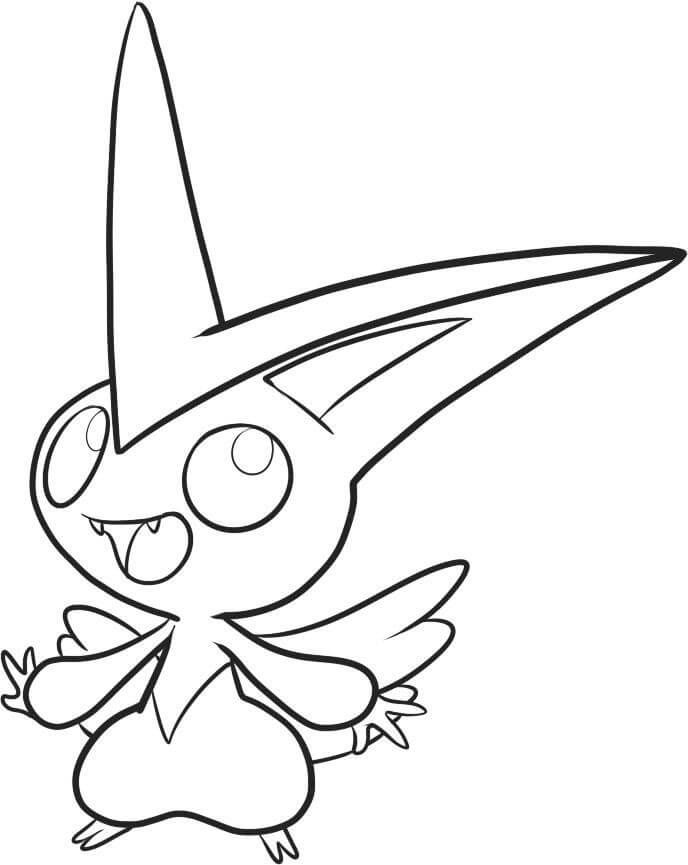 Happy Victini صورة تلوين