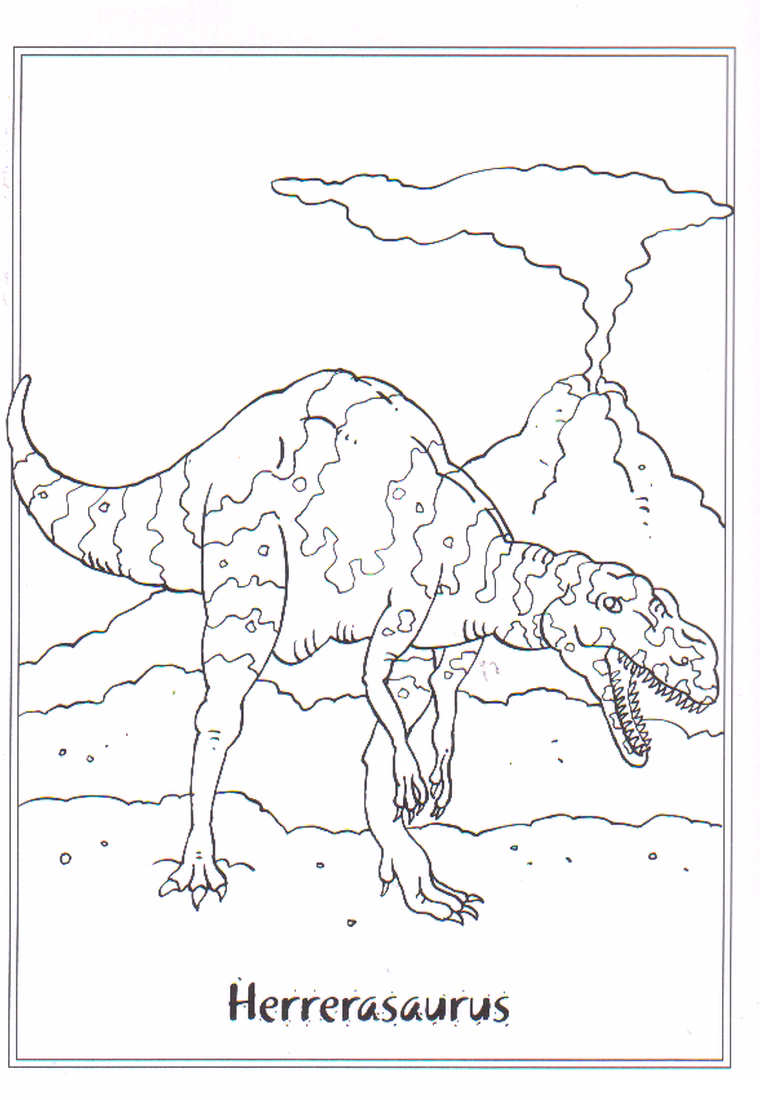 Herrerasaurus تلوين