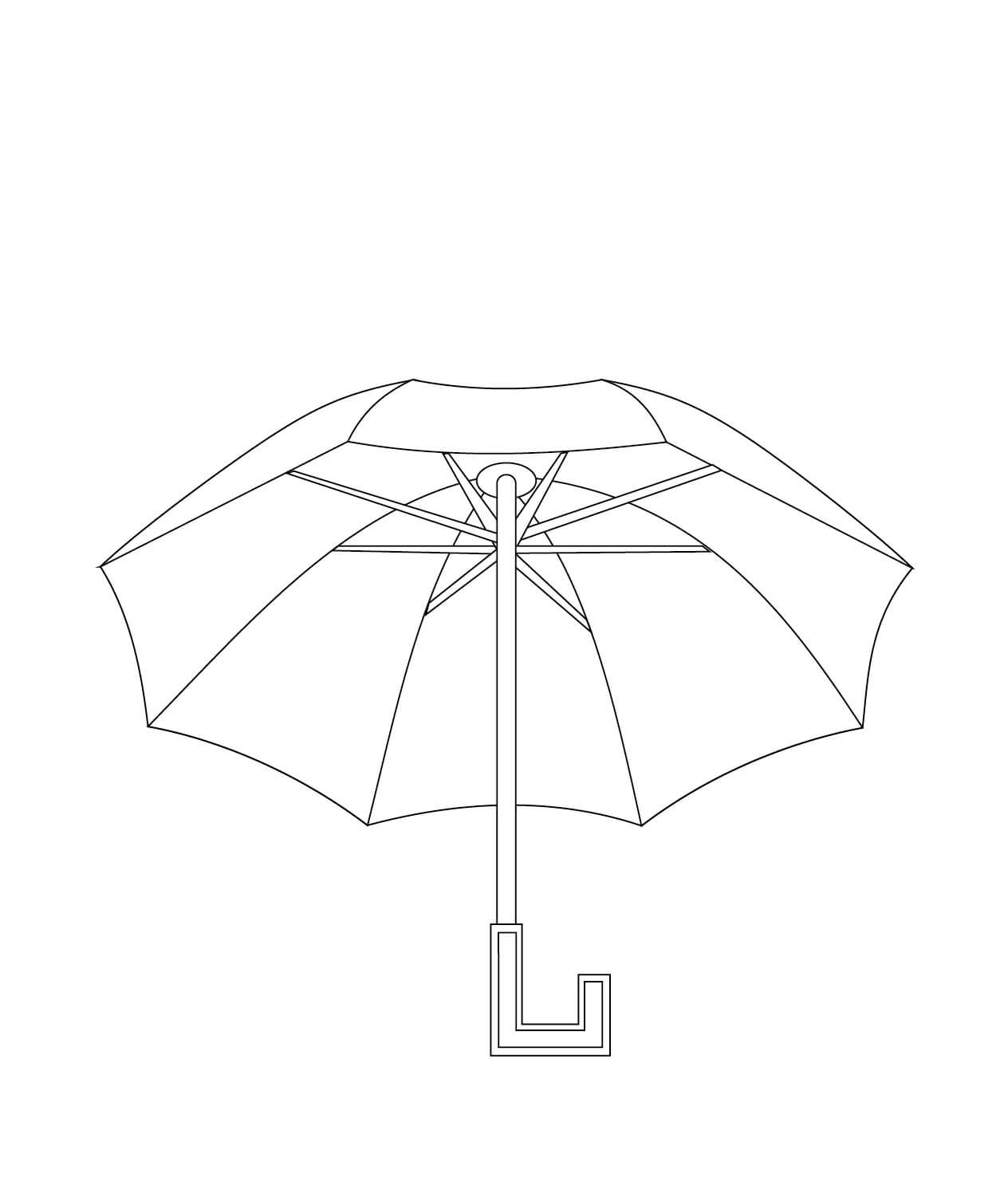 المظلة تلوين