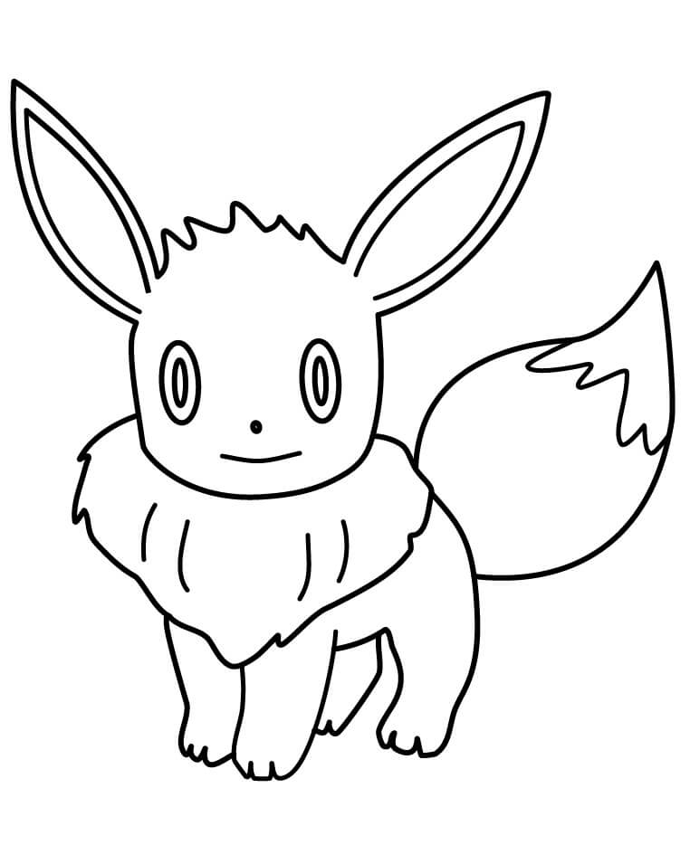 Normal Eevee صورة تلوين