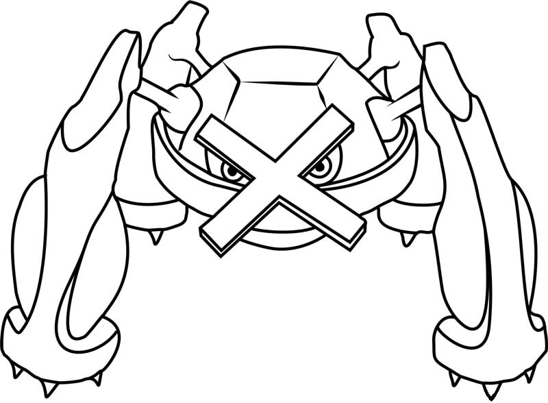 Pokemon Metagross صورة تلوين