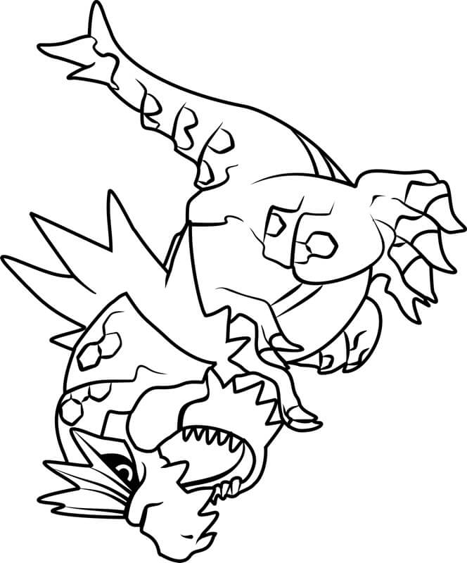 Tyrantrum Pokemon صورة تلوين