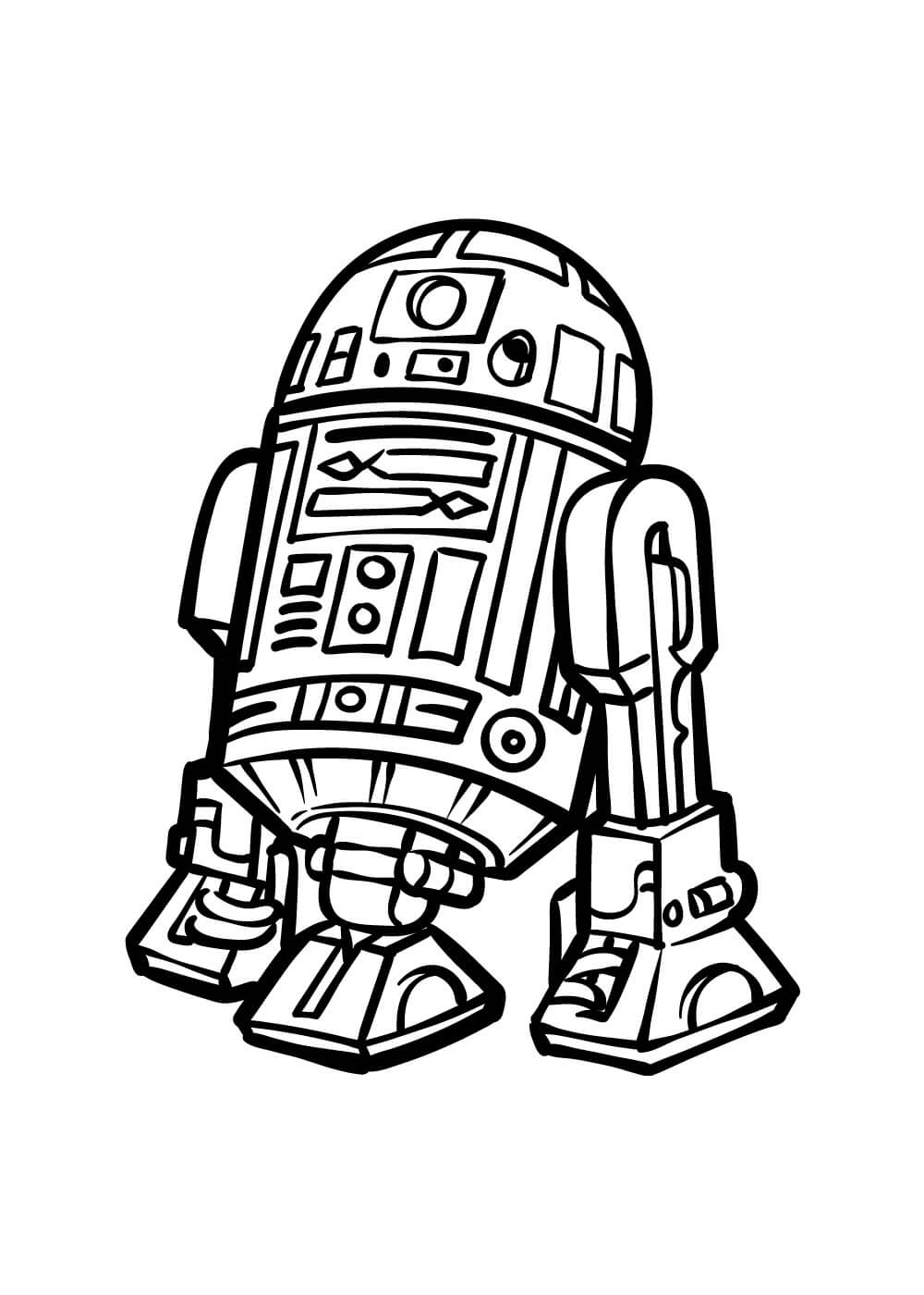 الرسم R2-D2 صورة تلوين
