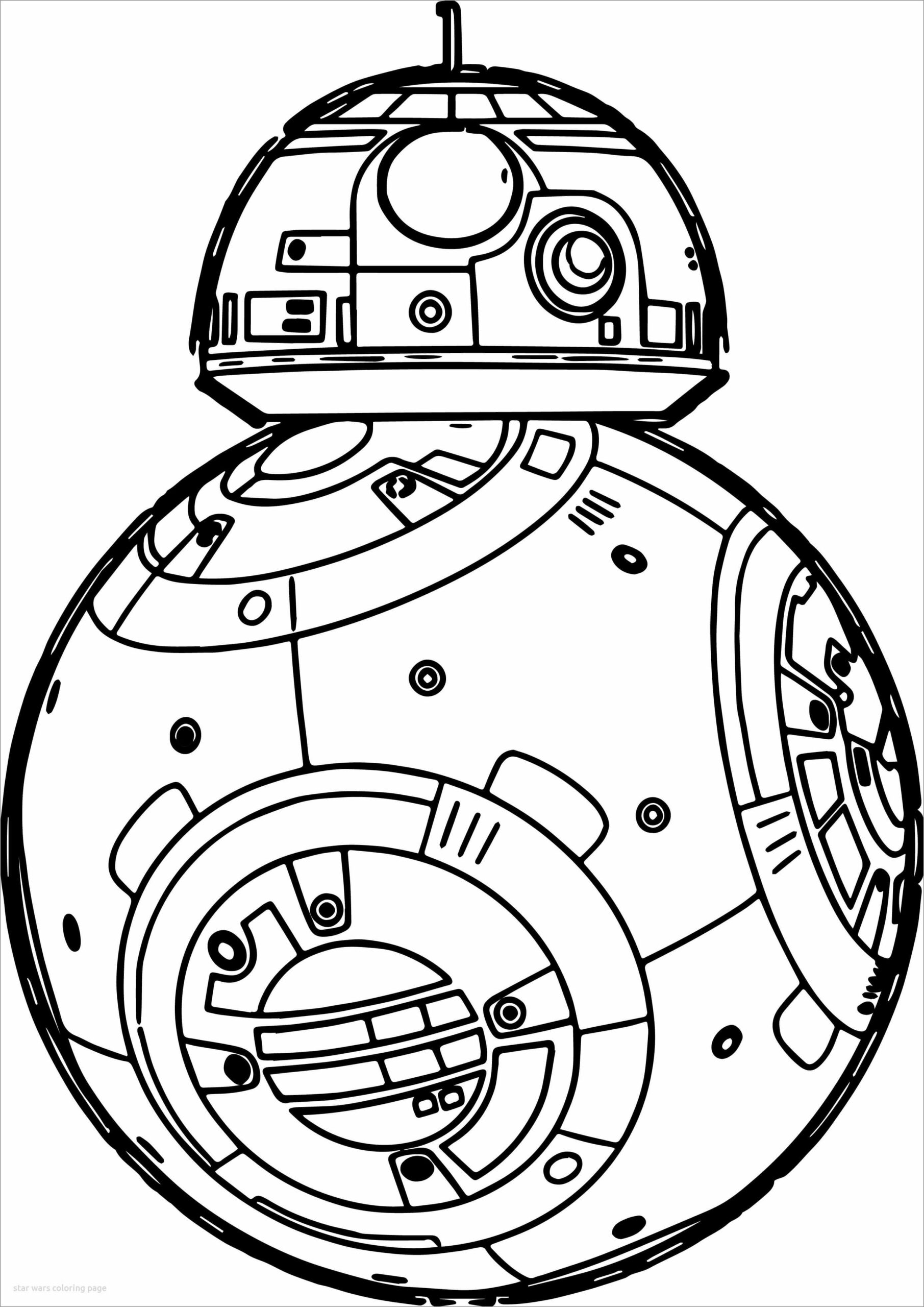 BB-8 في حرب النجوم صورة تلوين