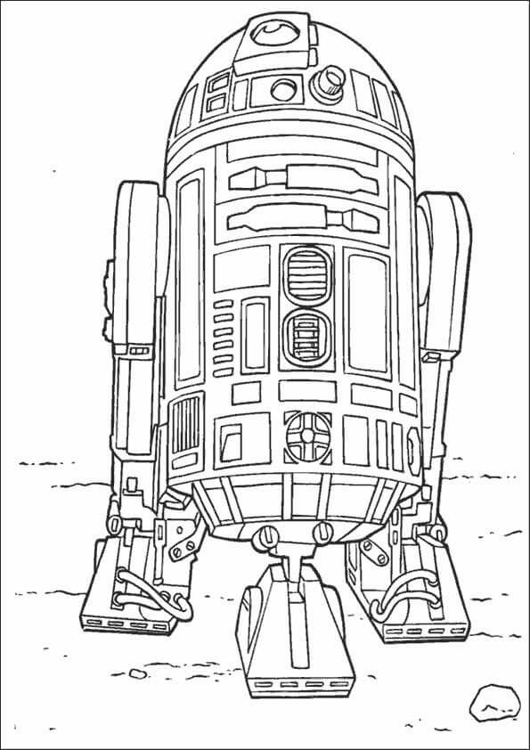 R2-D2 صورة تلوين