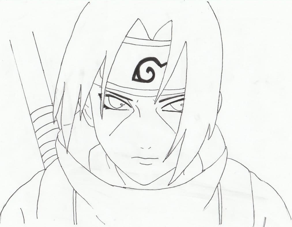 Genin Itachi صورة تلوين