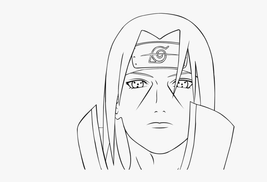 Itachi Head صورة تلوين