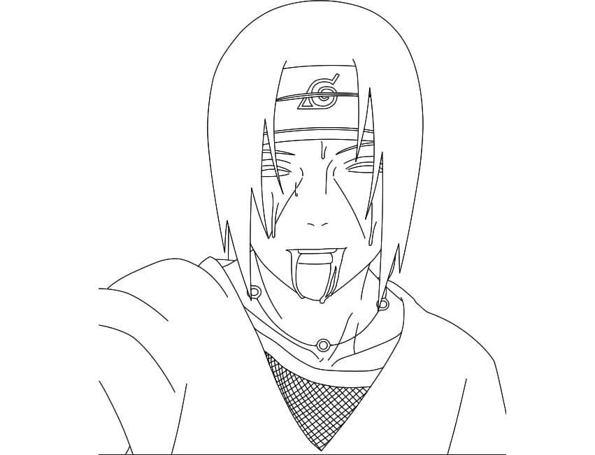 Itachi in Naruto صورة تلوين