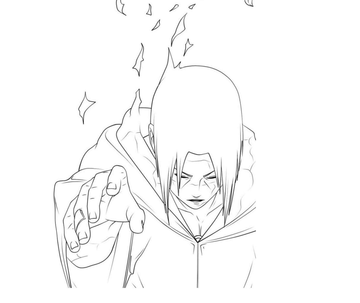 Tired Itachi صورة تلوين