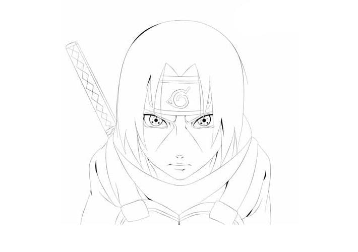 Young Itachi صورة تلوين