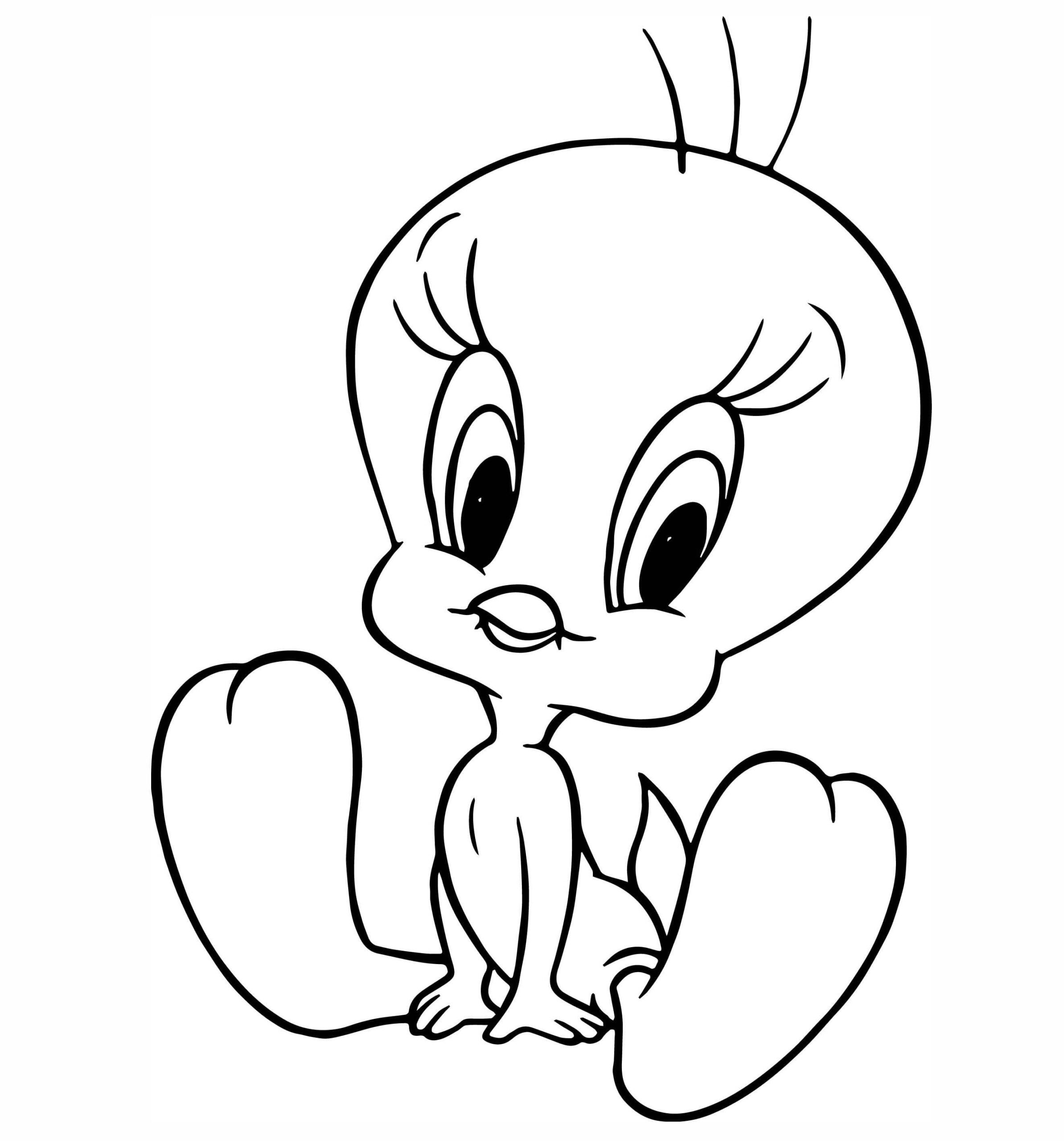 بطة لطيفة قليل تلوين