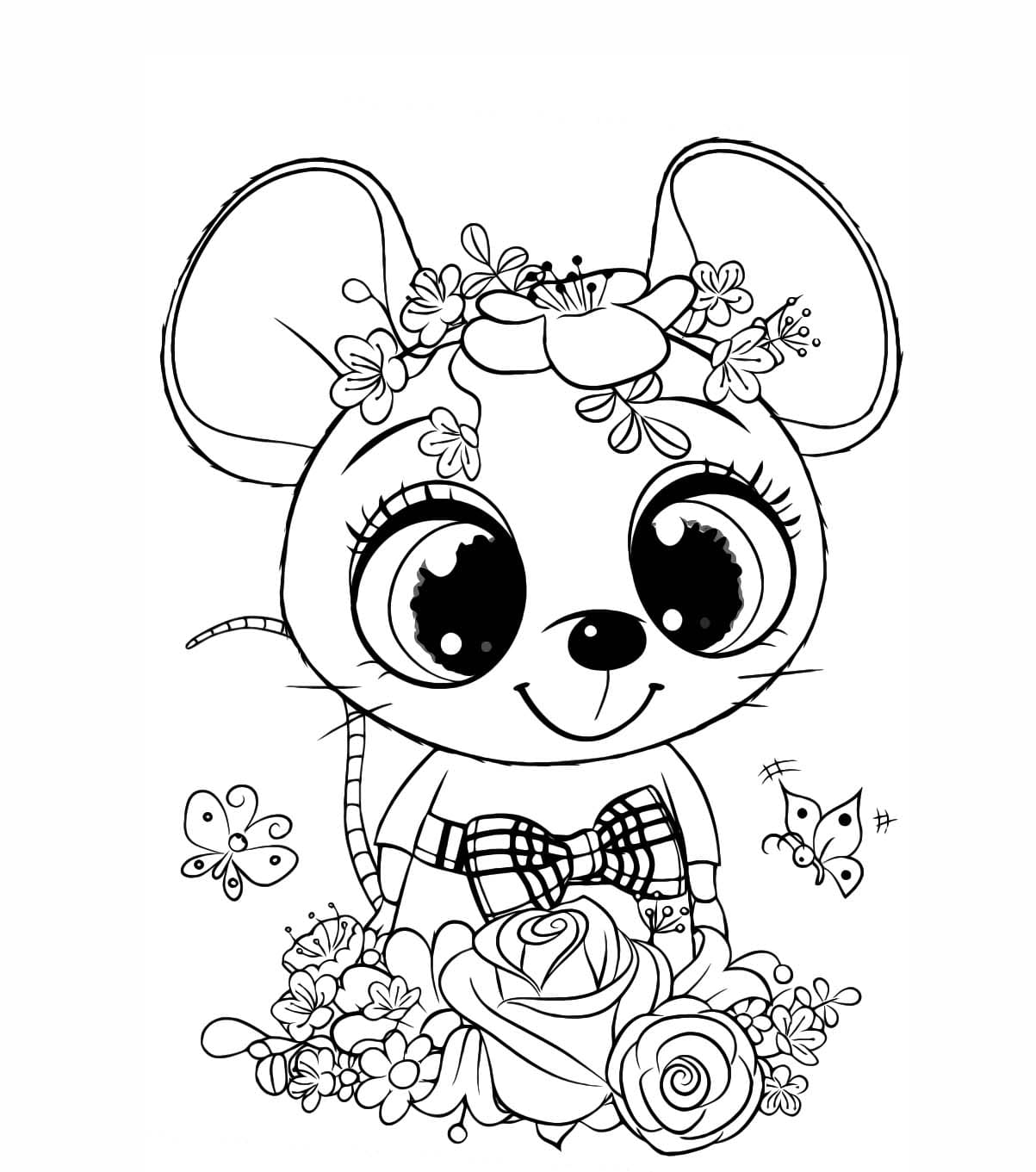 فأر لطيف تلوين