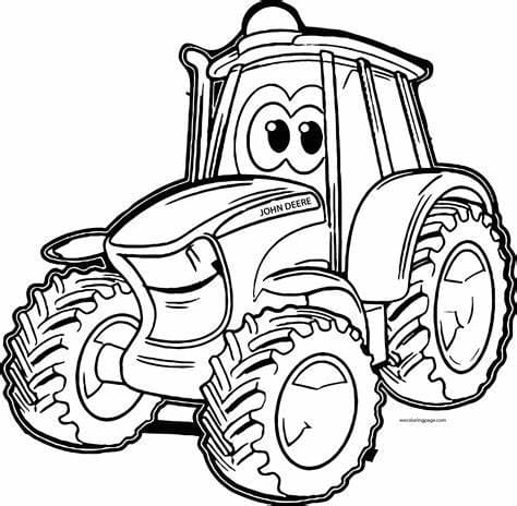 Tractor Image صورة تلوين