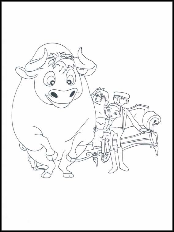 اطبع مخطط فرديناند تلوين