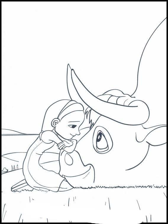 فرديناند للأطفال - ملخص تلوين