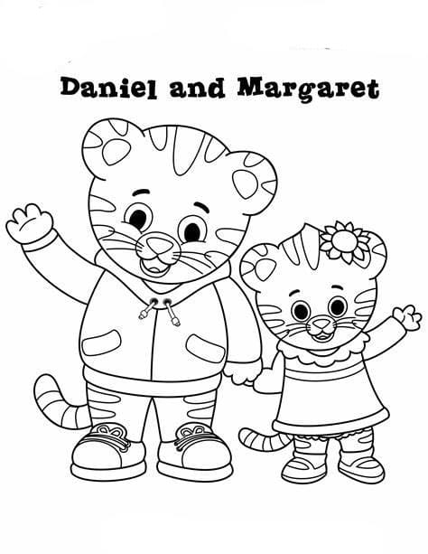 Daniel Tiger صورة تلوين