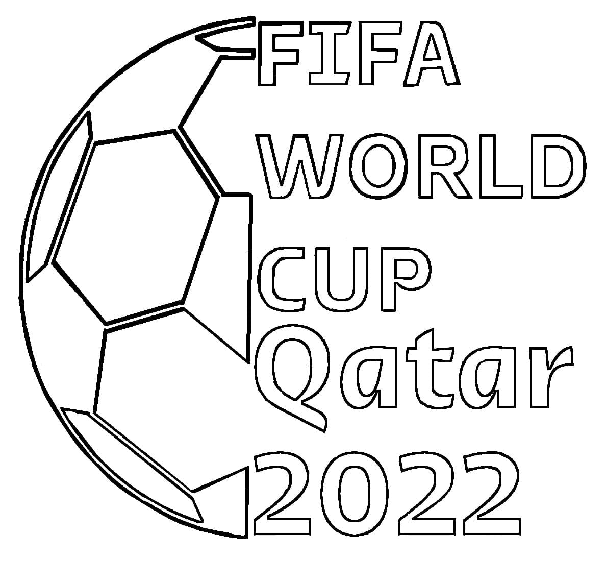 Fifa World Cup Qatar 2022 صورة تلوين