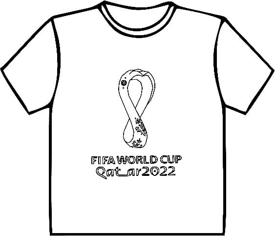 Soccer Jersey Fifa World Cup 2022 صورة تلوين