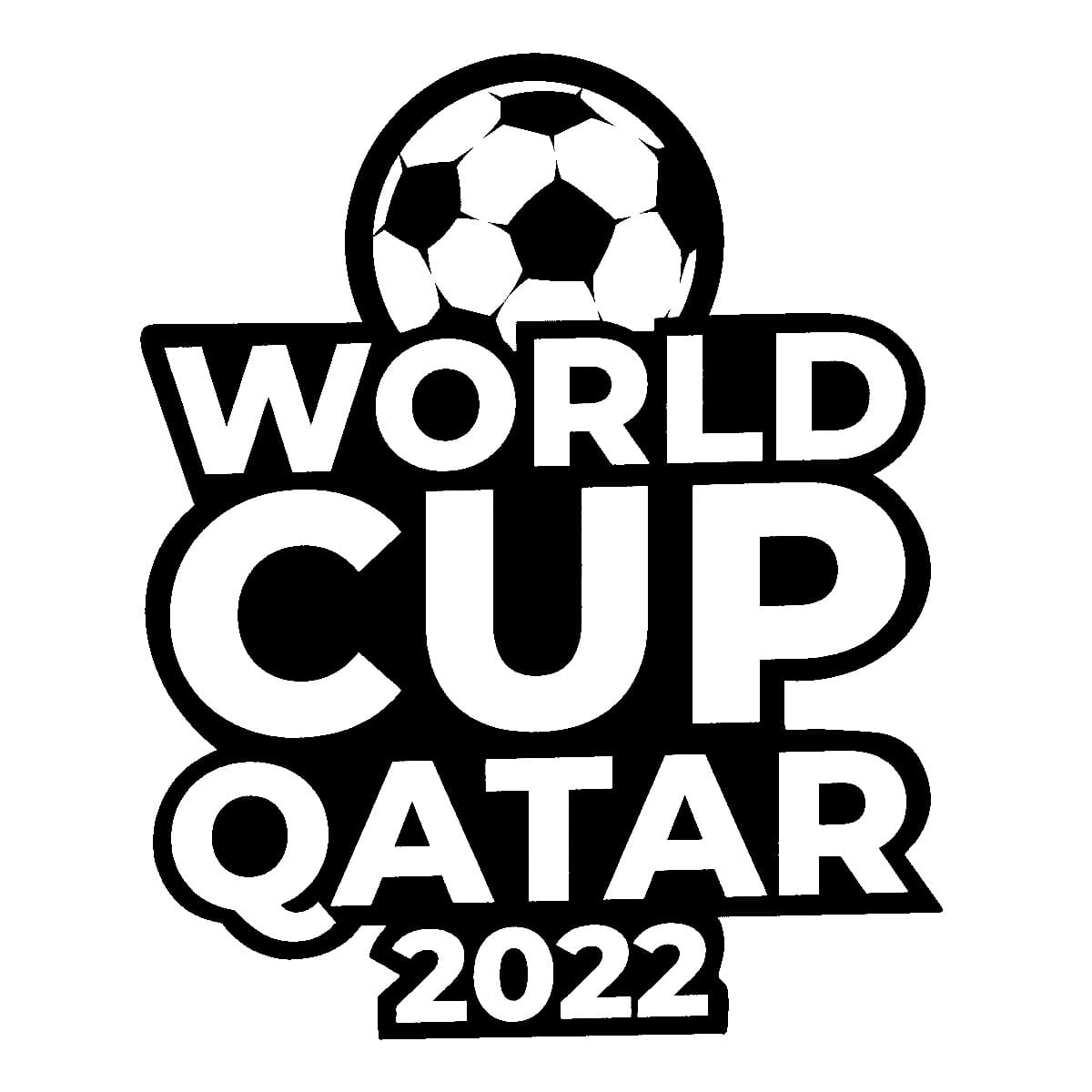 World Cup Qatar 2022 صورة تلوين