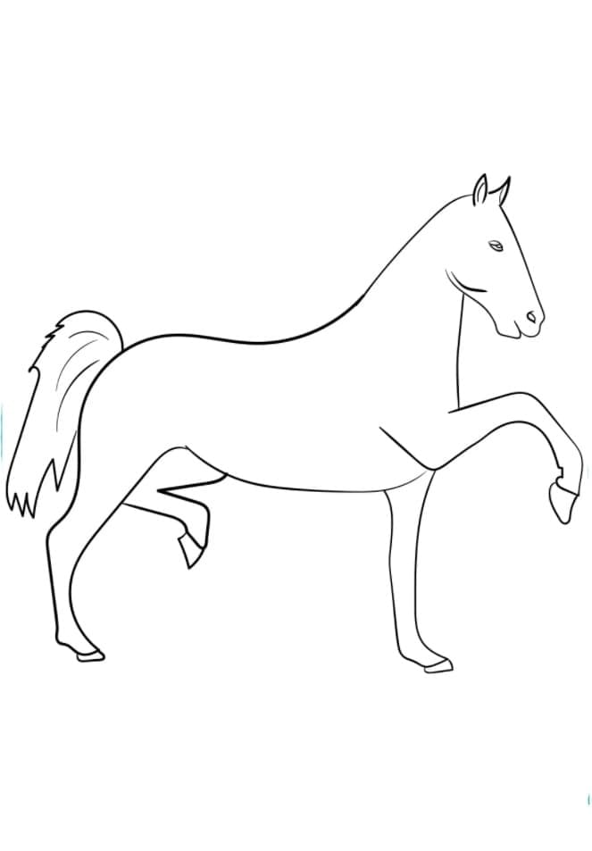 Easy Horse صورة تلوين