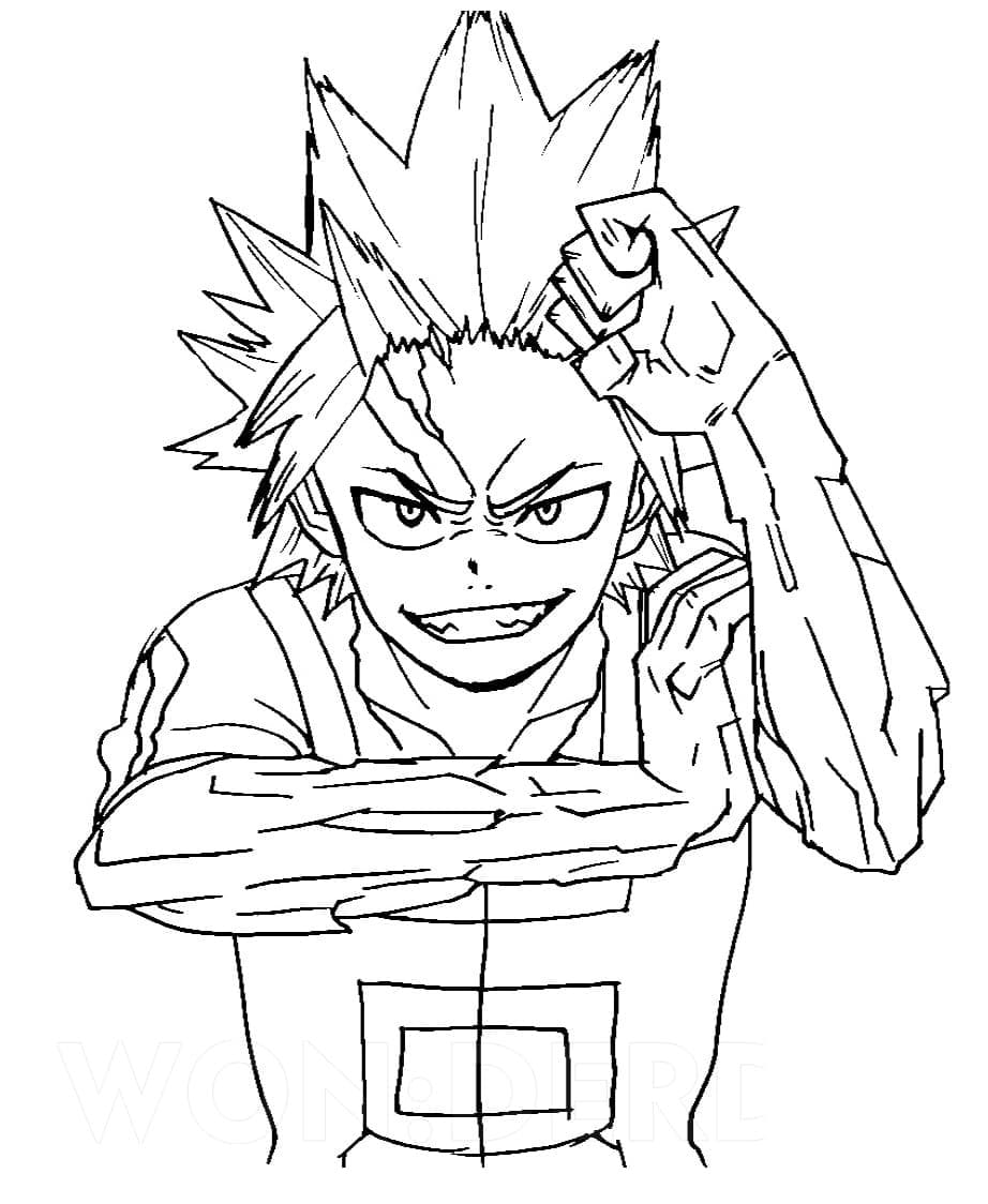 Kirishima صورة تلوين