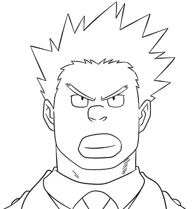 Rikido Sato from My Hero Academia تلوين