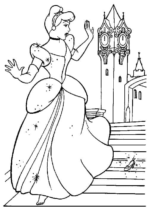 الأميرة سندريلا – الورقة 106 صورة تلوين