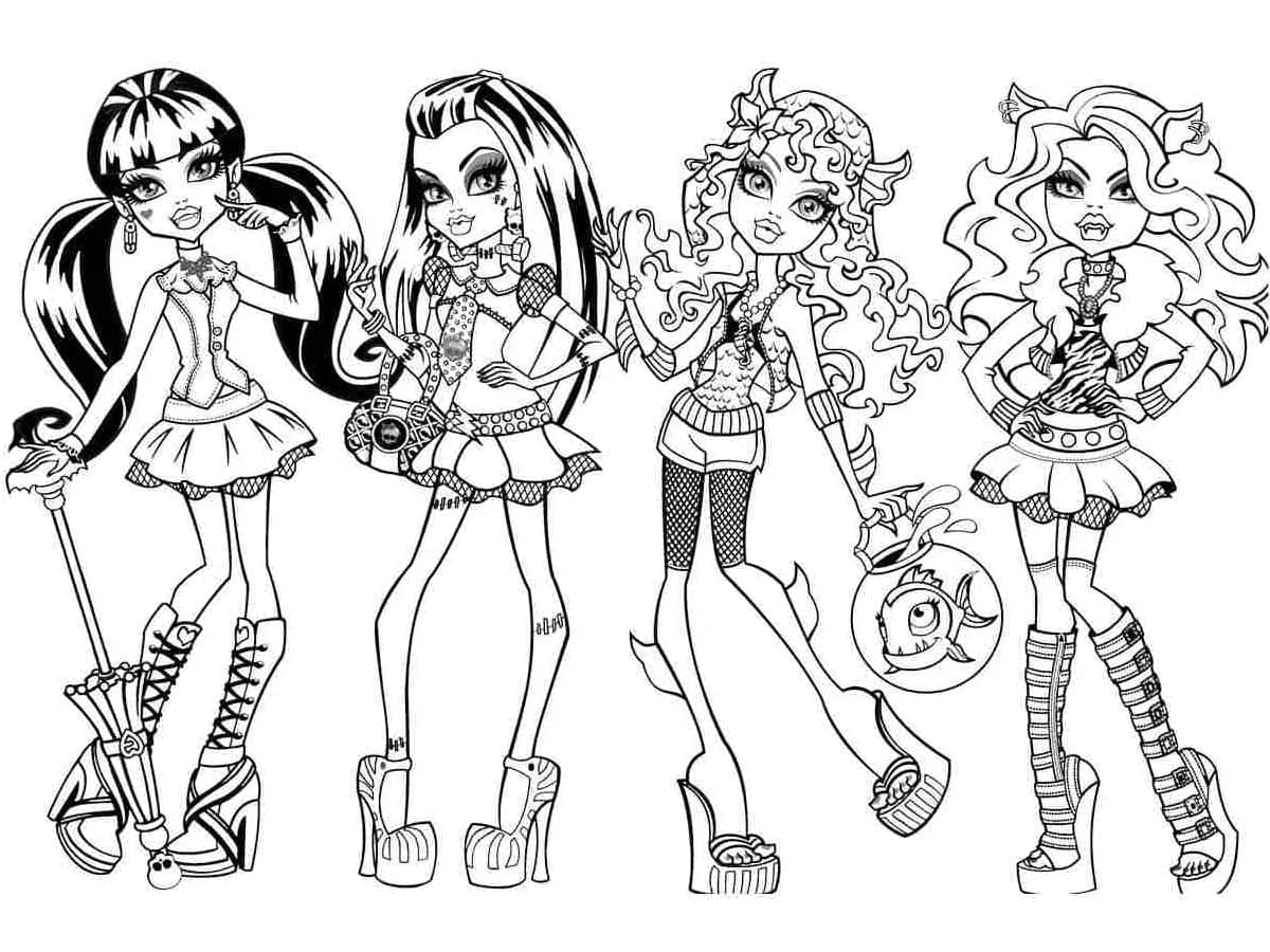 Monster High تلوين