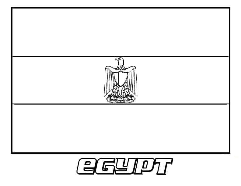 العلم الوطني لمصر تلوين