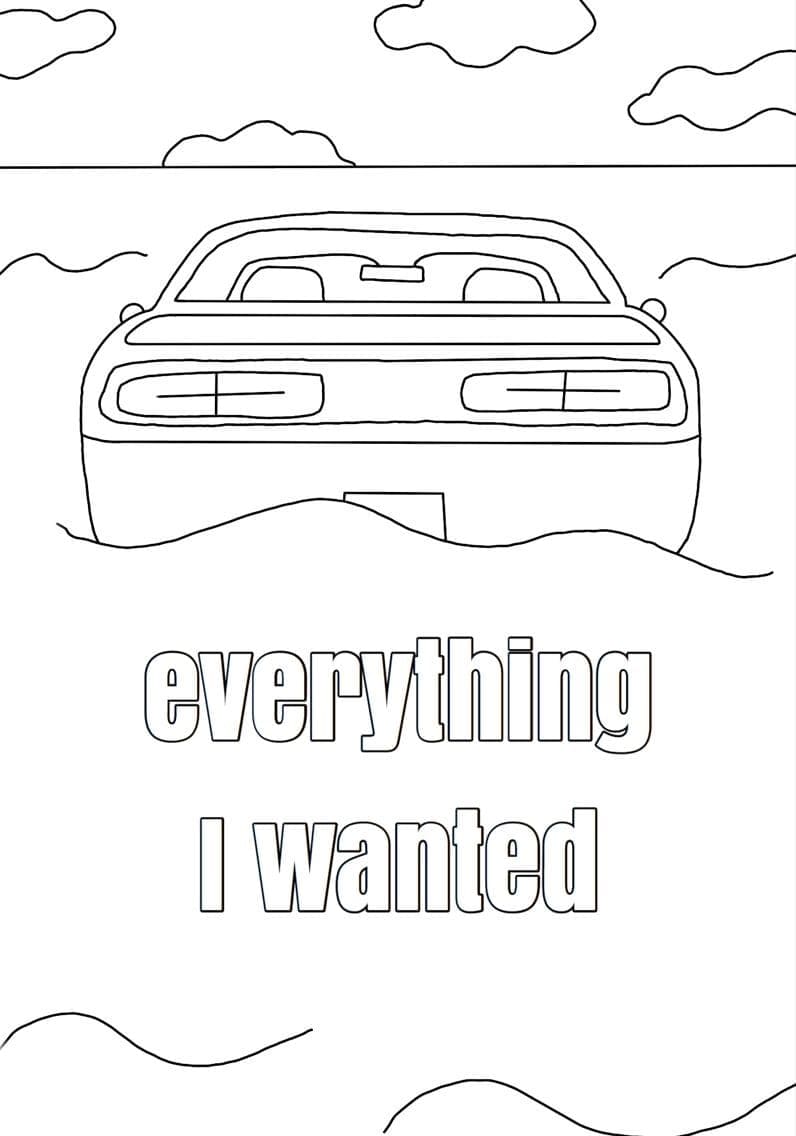 بيلي إيليش كل ما أردته تلوين