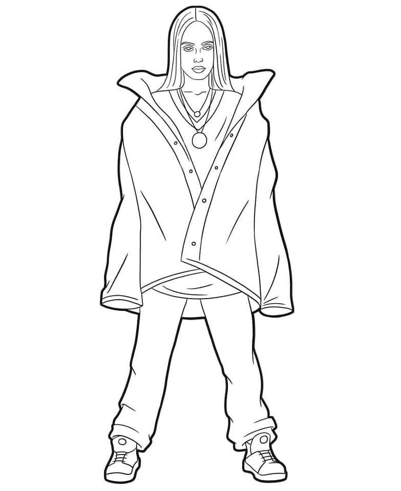 بيلي إيليش قابلة للطباعة مجانًا تلوين