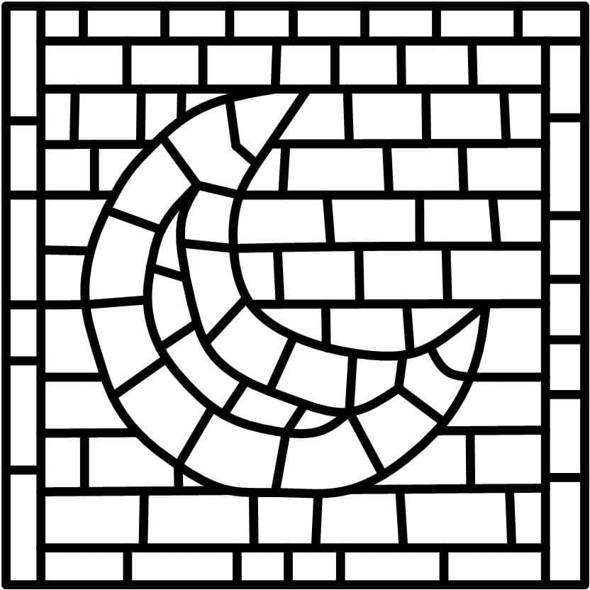 فسيفساء القمر تلوين