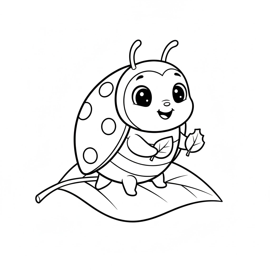 الخنفساء حيوان لطيف تلوين