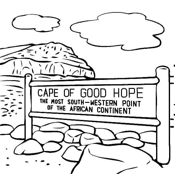 رأس الرجاء الصالح تلوين