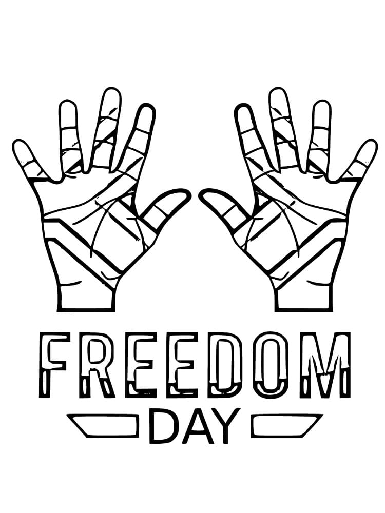 يوم الحرية تلوين