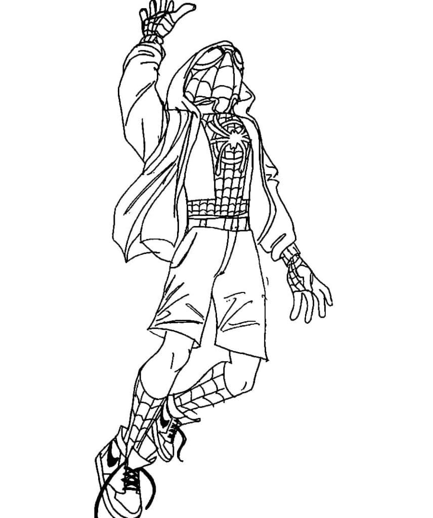 اطبع مايلز موراليس تلوين