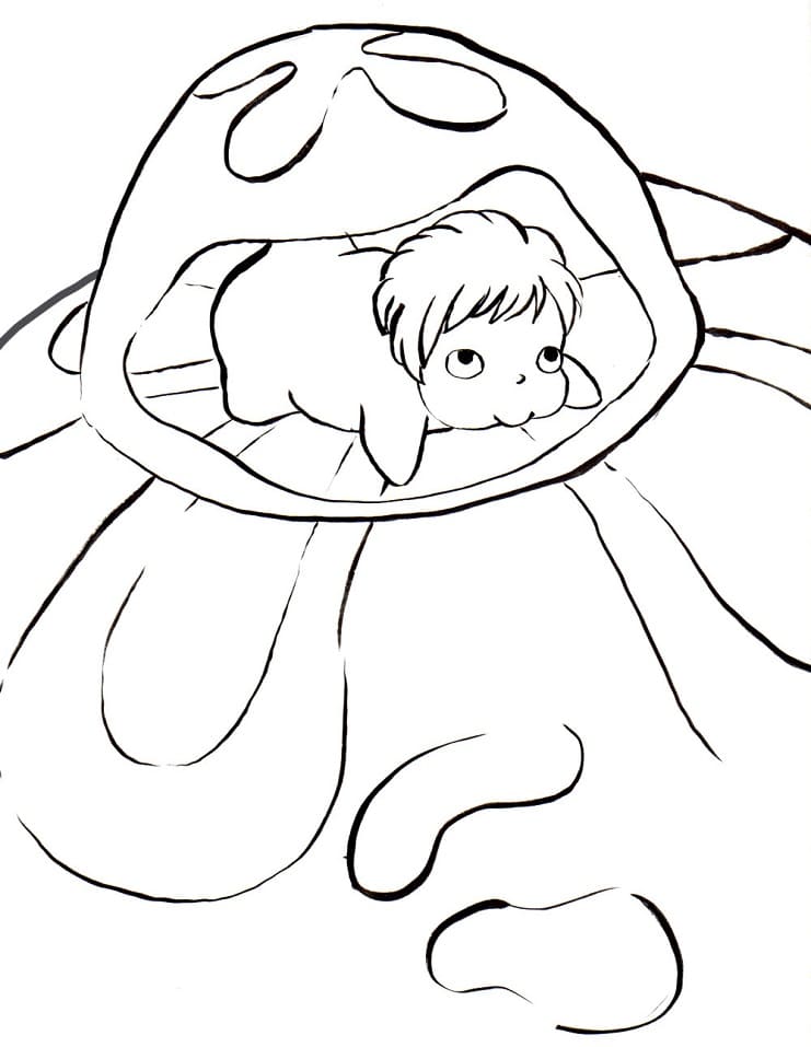 بونيو وقنديل البحر تلوين