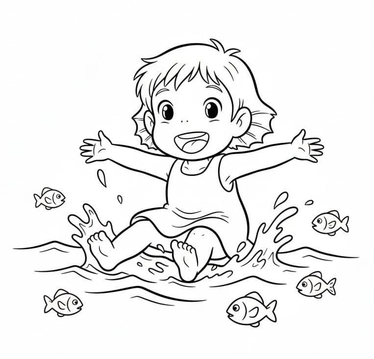 بونيو يلعب تلوين