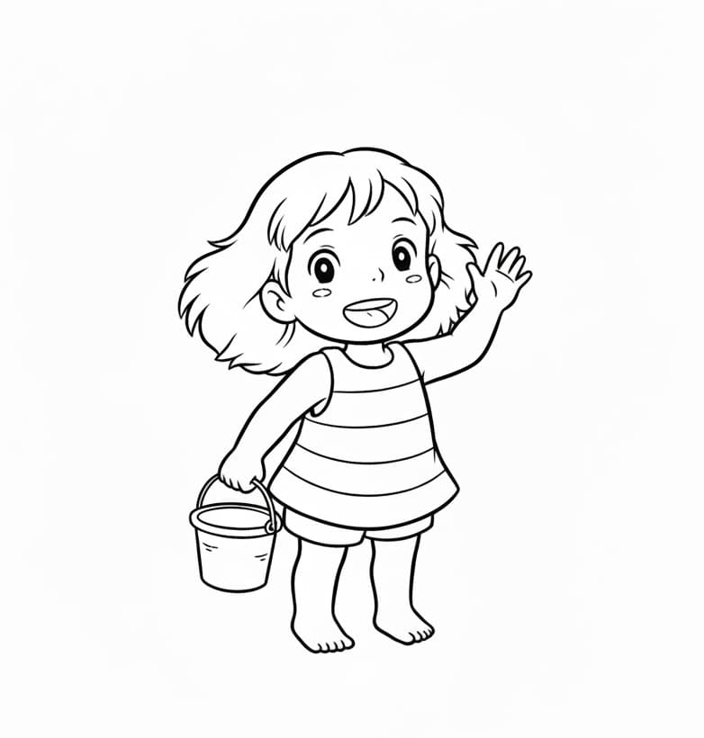 بونيو يقول مرحباً تلوين