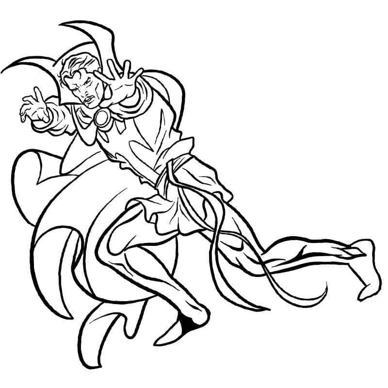 دكتور سترينج - نسخة قابلة للطباعة مجاناً تلوين