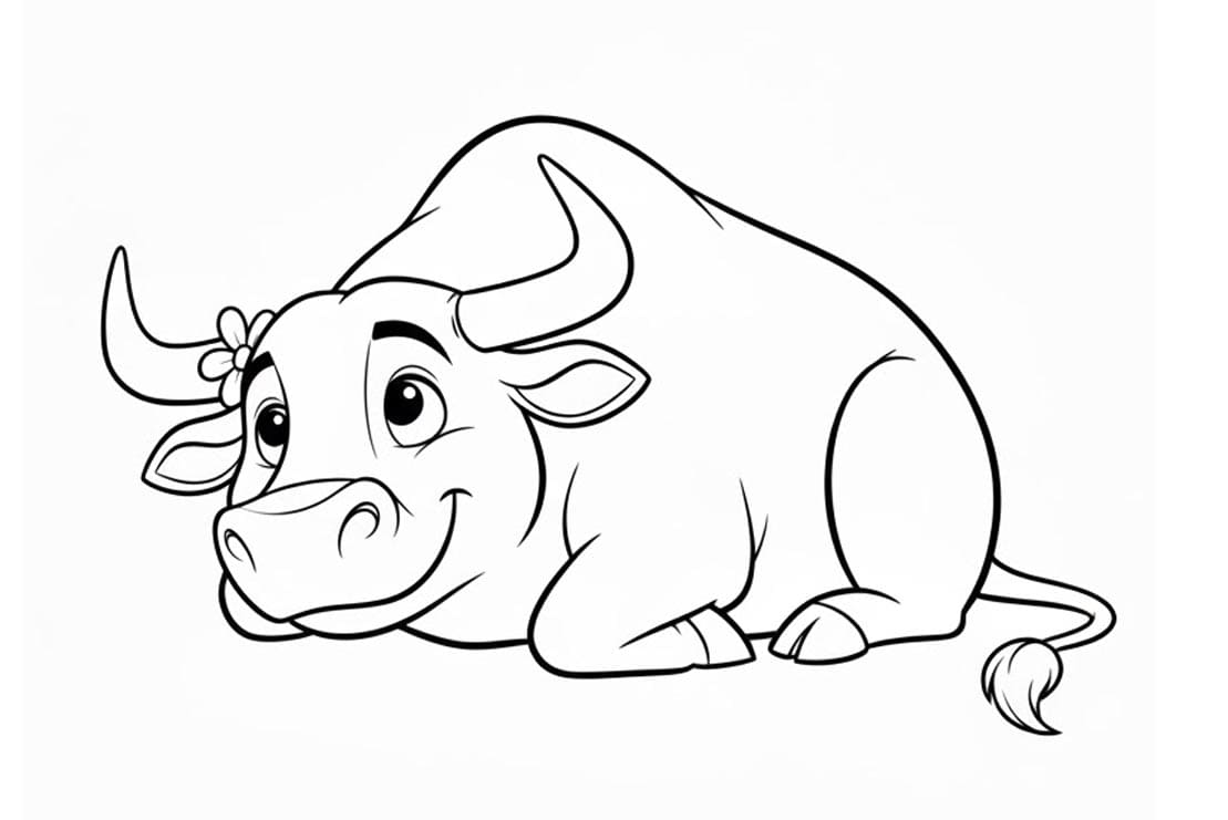 فيرديناند النائم تلوين