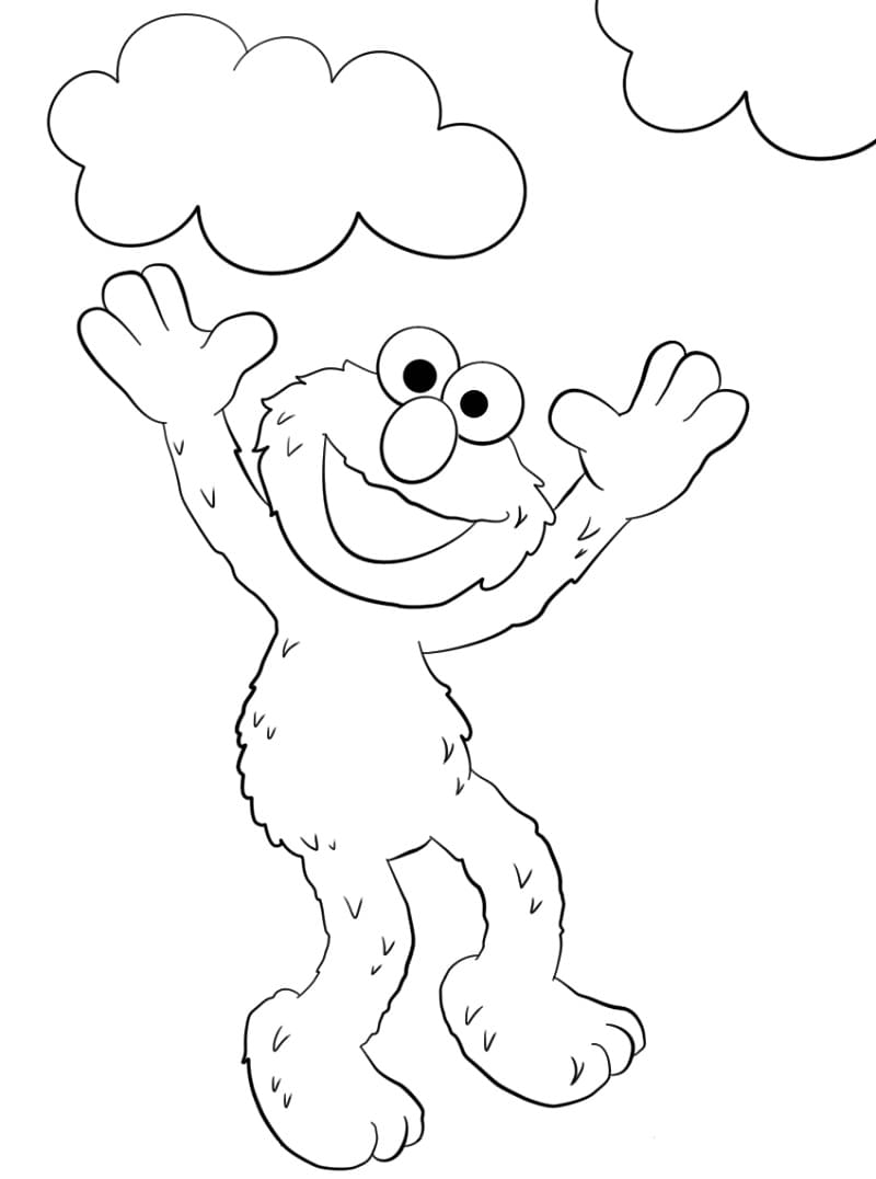 إلمو شارع سمسم تلوين