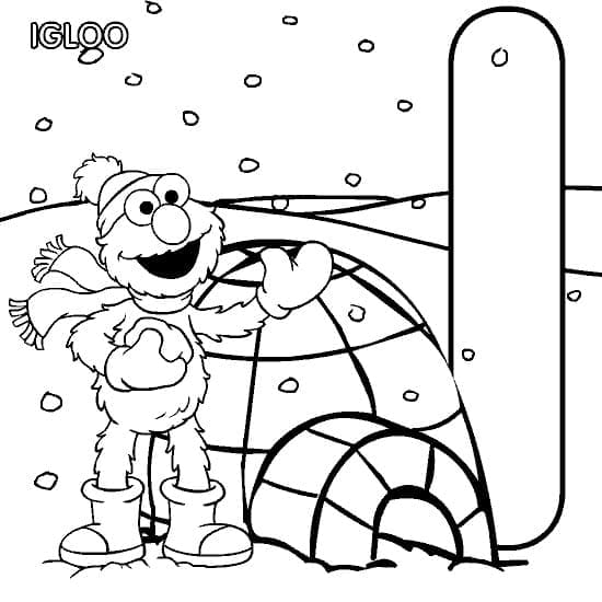 إلمو وإيغلو تلوين