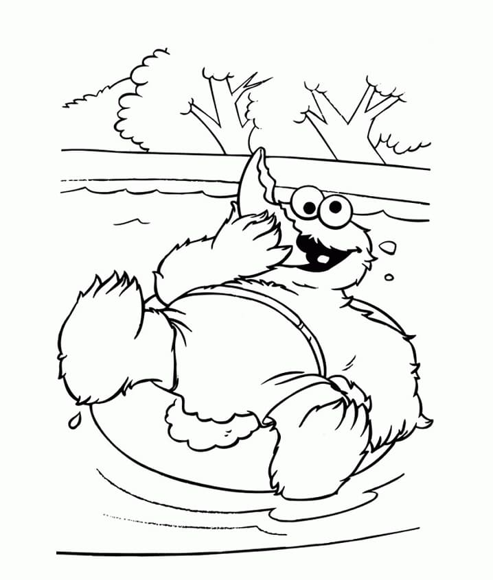 كوكيز مونستر مضحكة جدًا تلوين