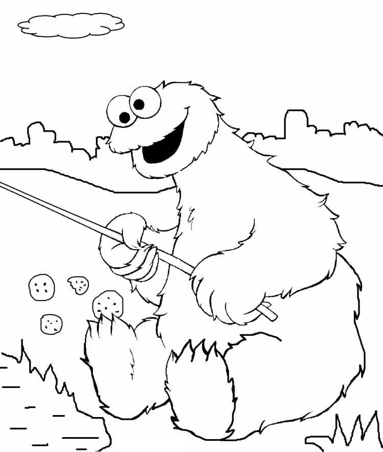 كوكيز مونستر يصطاد تلوين