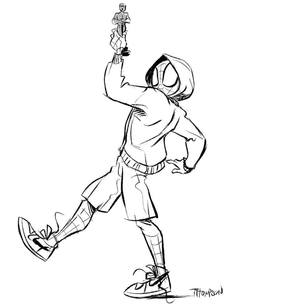 مايلز موراليس - نسخة قابلة للطباعة مجاناً تلوين