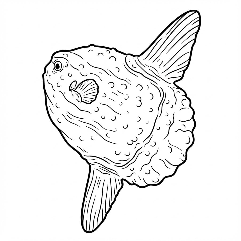 سمك الشمس بارد تلوين