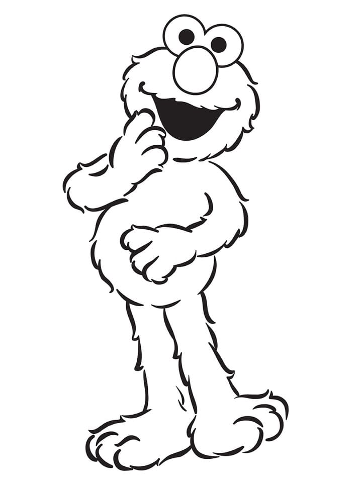 شارع سمسم إلمو تلوين