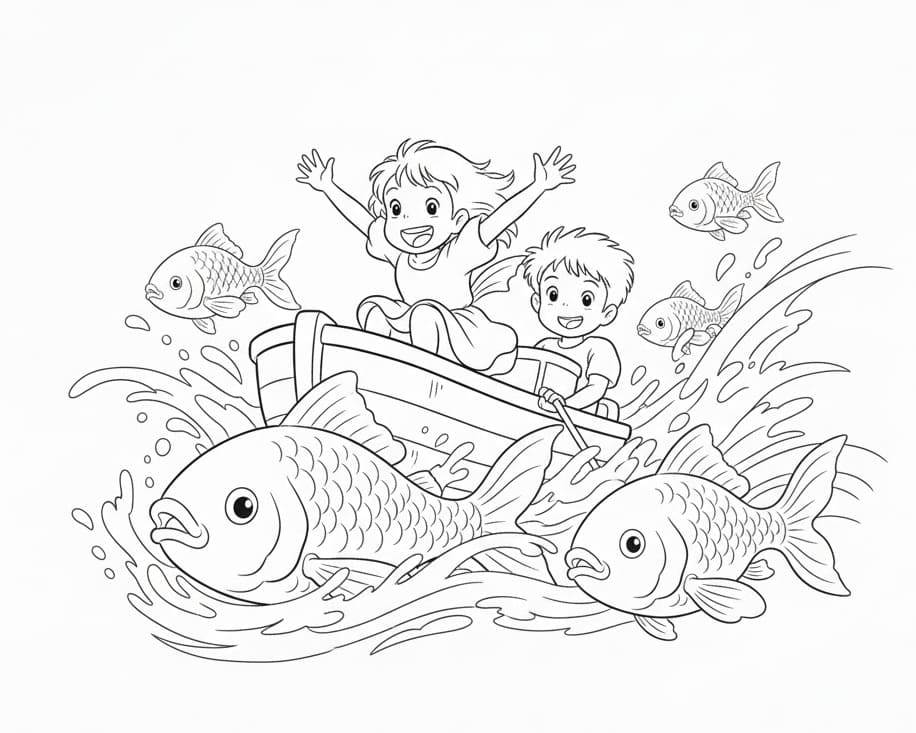 طبعة بونيو للأطفال تلوين